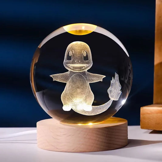 New Unique 3D Crystal Ball Lamp with Galaxy and Planetary Projections USB Night Light for Cozy Atmosphere plasma ball