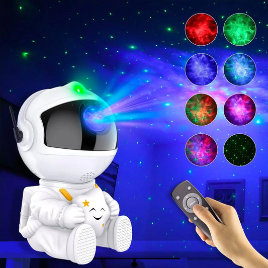 Galaxy Projector Led Night Proyector de estrellas con luz nocturna, proyector de astronautas, luz de galaxia para el hogar, dormitorio decorativo, regalo para niños.